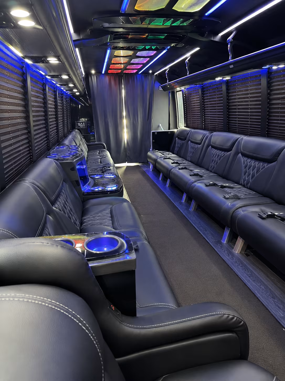 25 Passenger Party Bus Inside