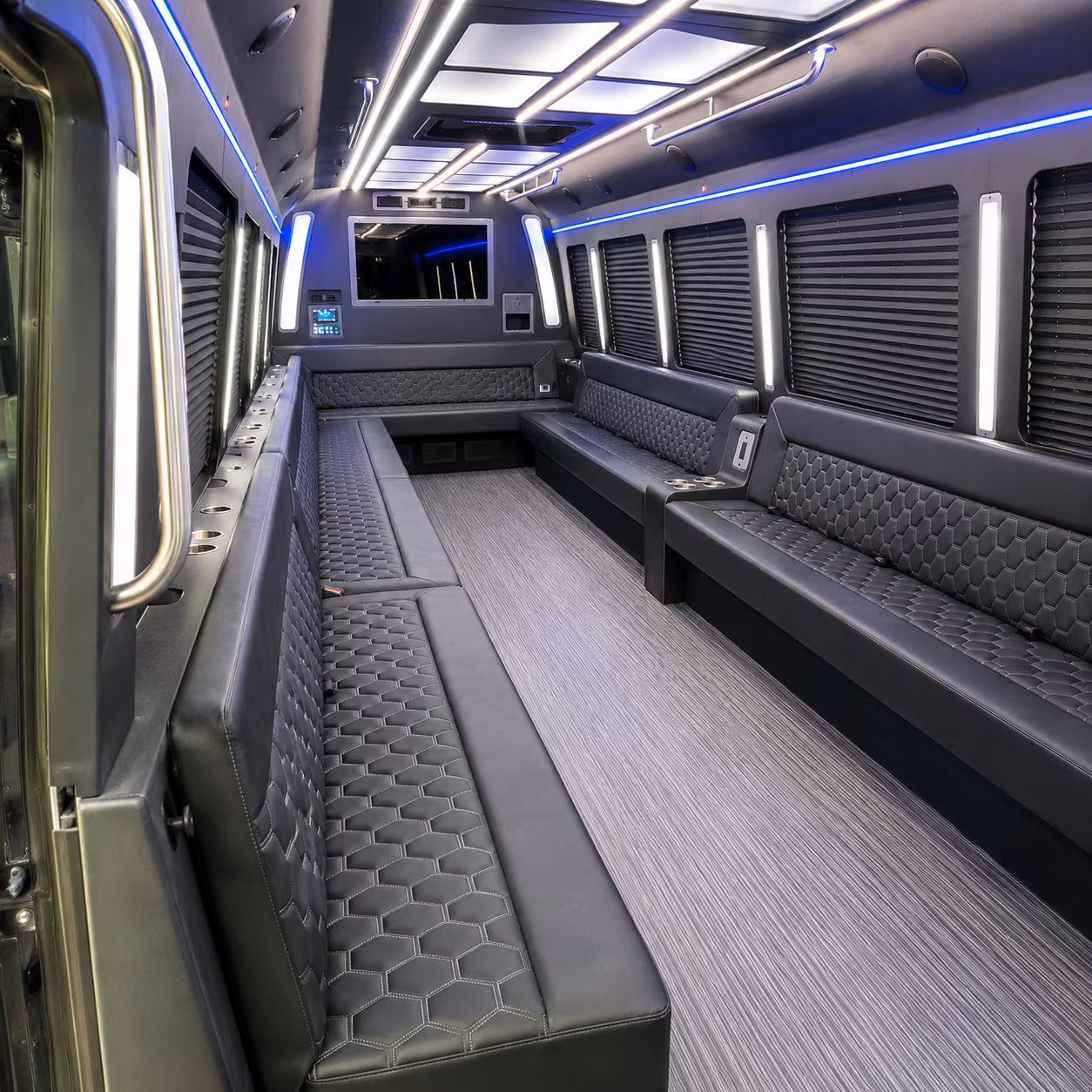 40 Passenger Party Bus Inside