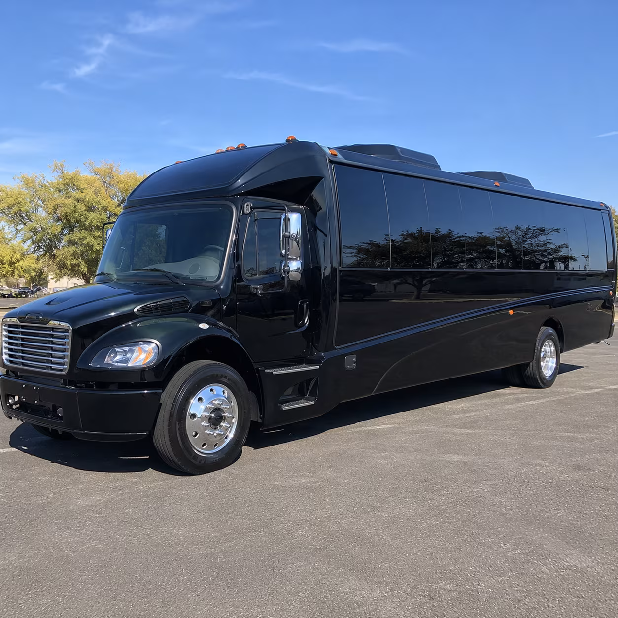 Stamford Airport Shuttle & Transportation party bus exterior