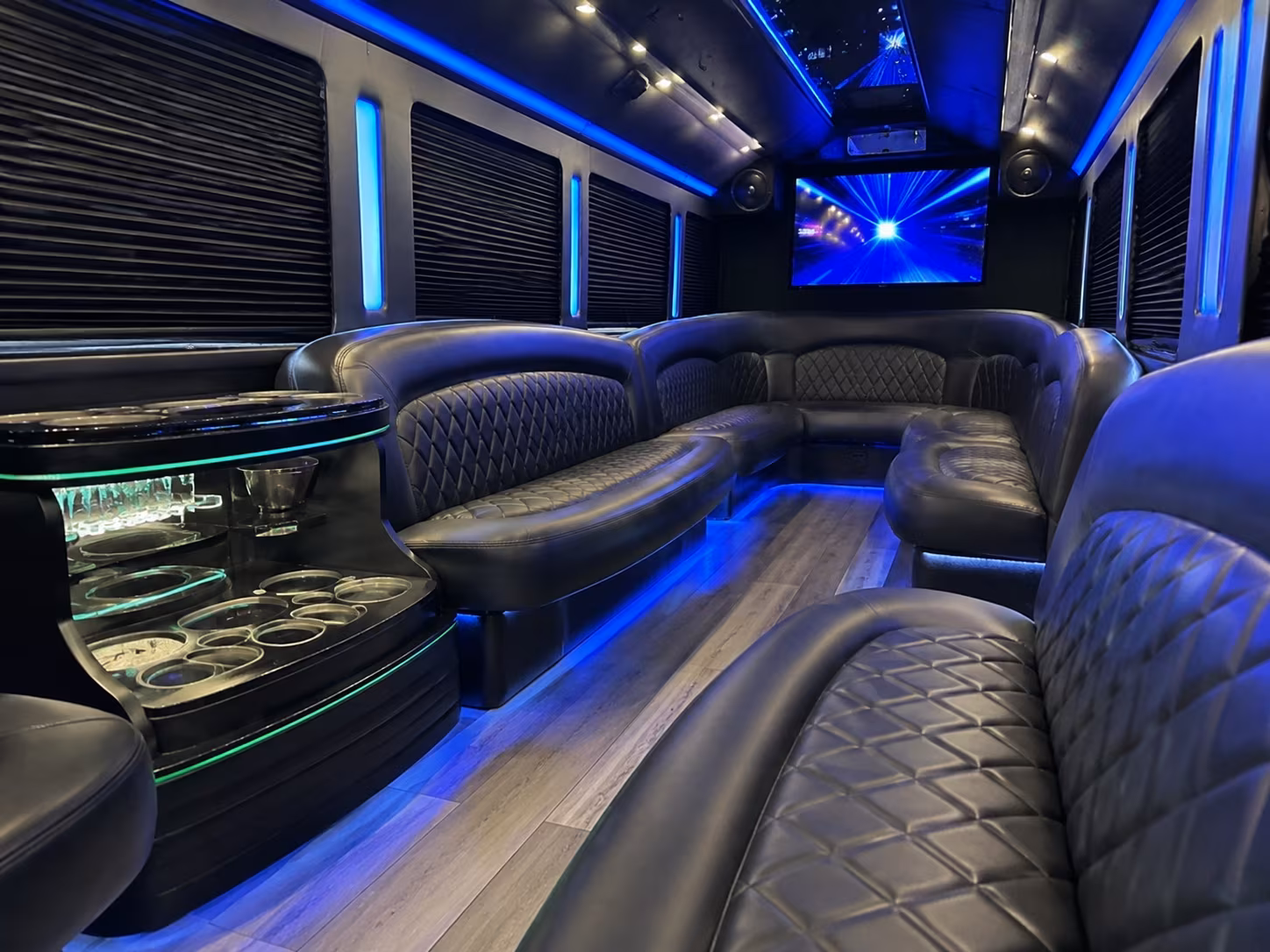 Stamford Bachelor & Bachelorette Transportation onboard seating