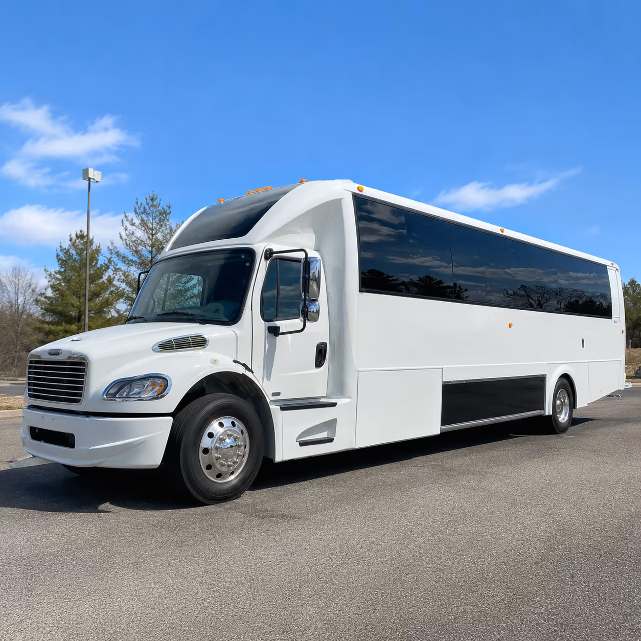 Stamford Birthday, Sweet 16, & Quinceañera Transportation party bus exterior