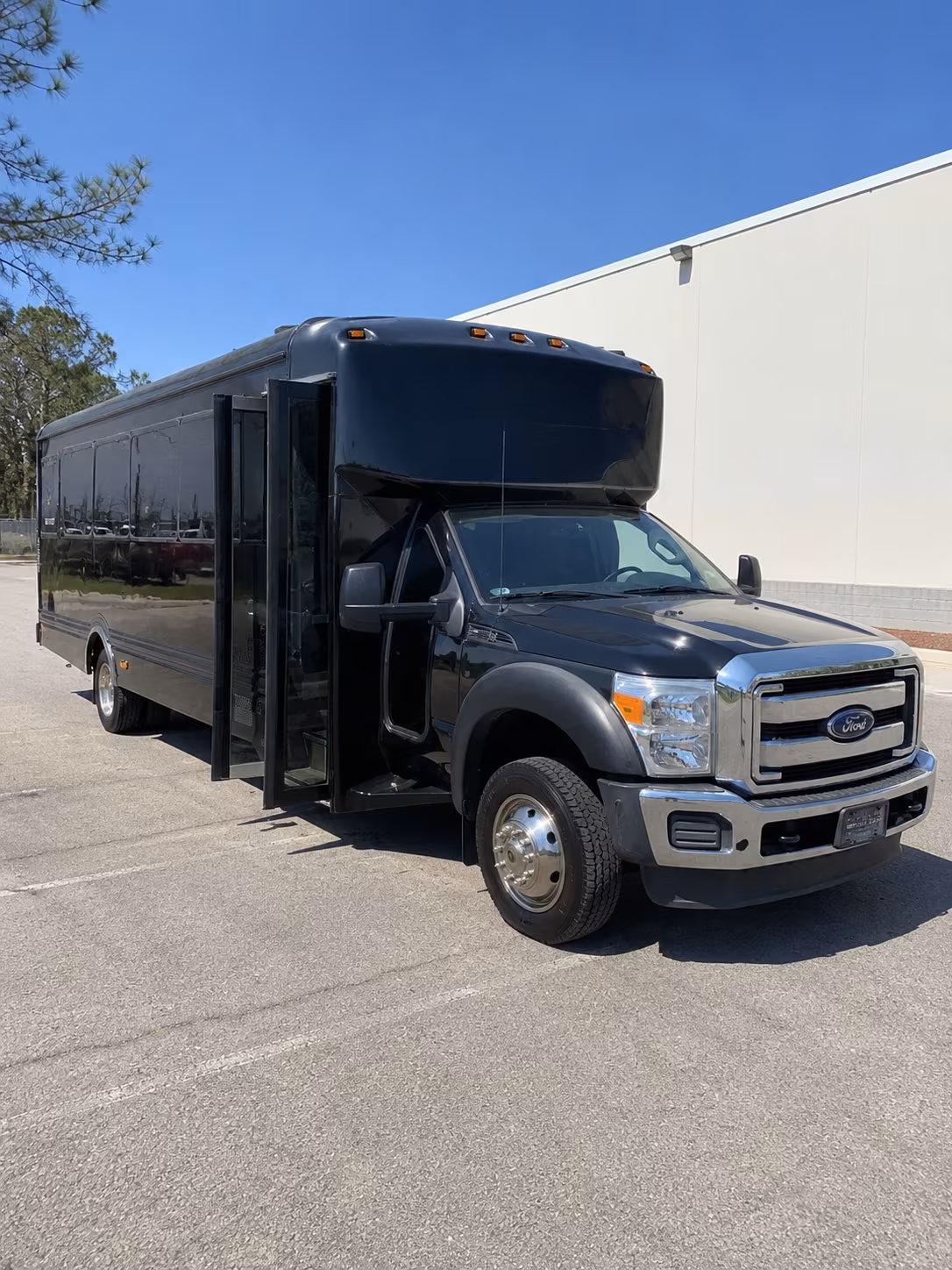 Stamford Concert & Music Festival Transportation party bus exterior