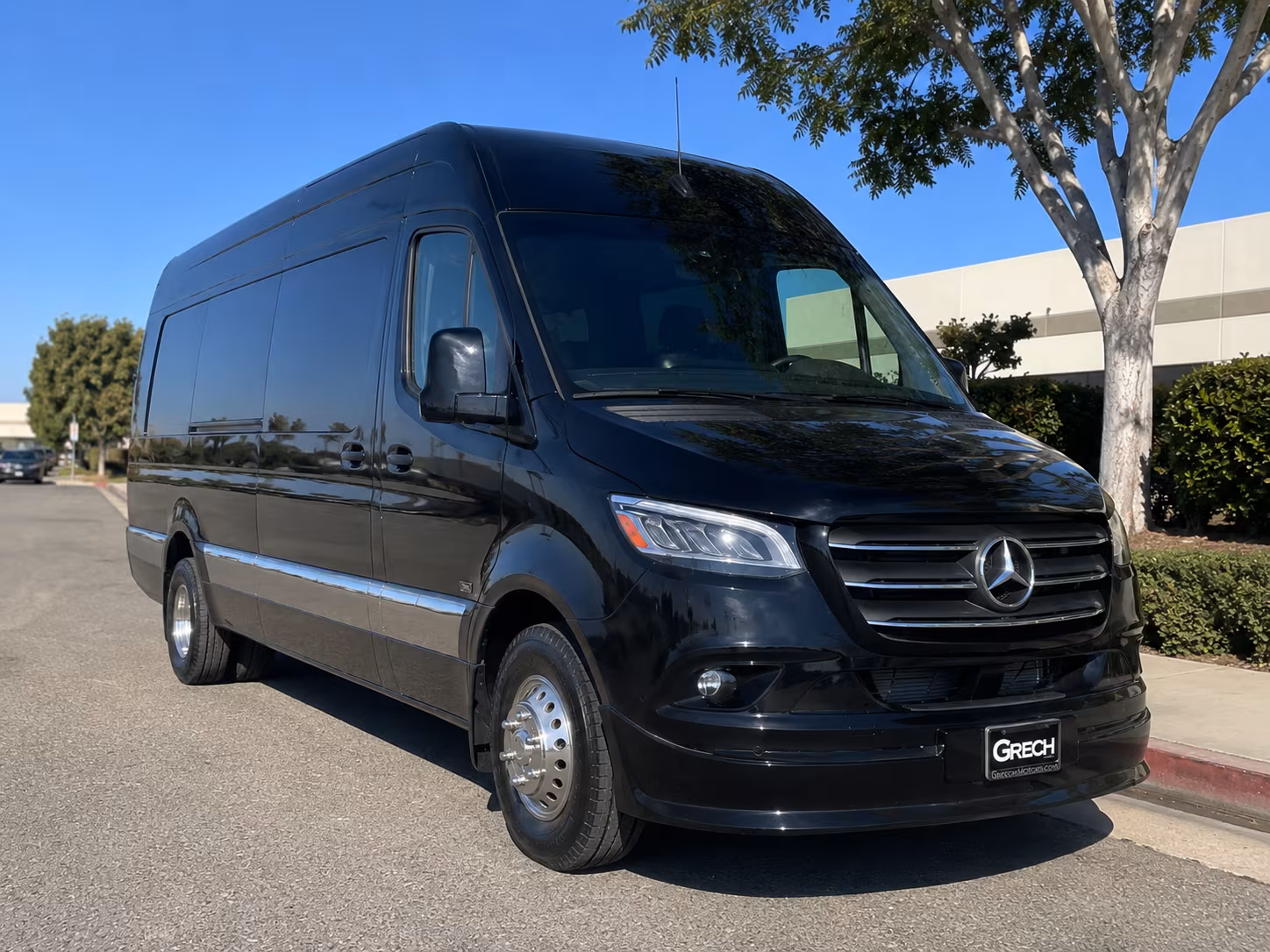 Stamford Corporate Transportation party bus exterior