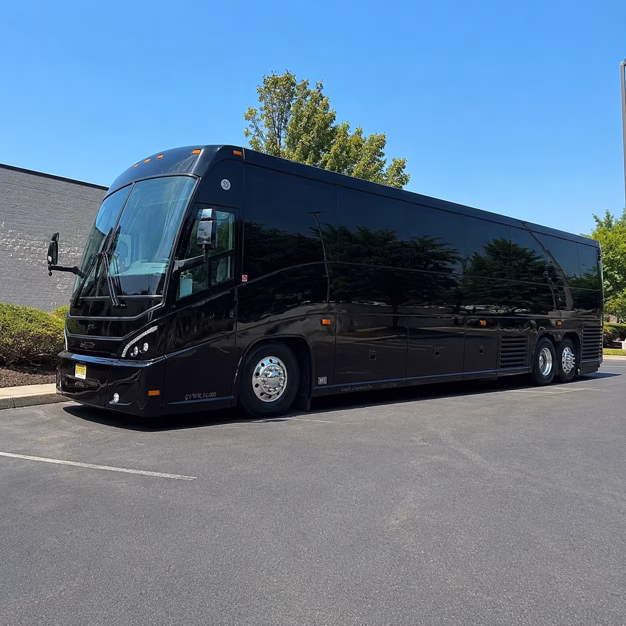 Stamford Corporate Transportation party bus exterior