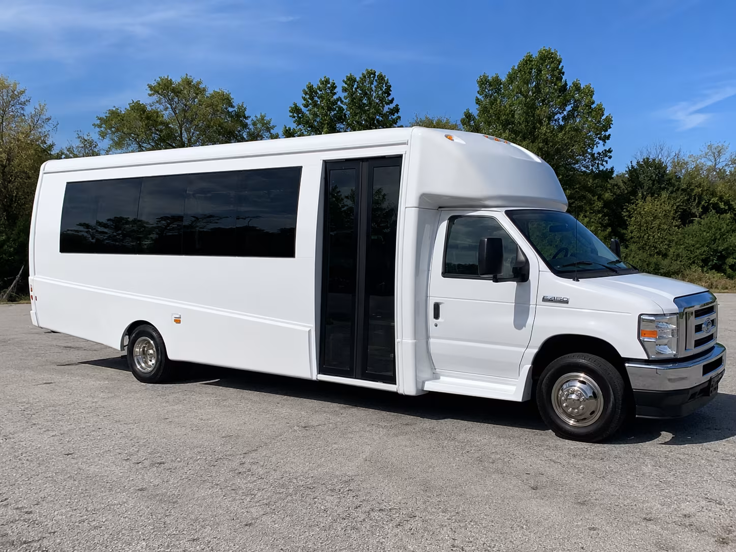 Stamford Private Event Transportation party bus exterior
