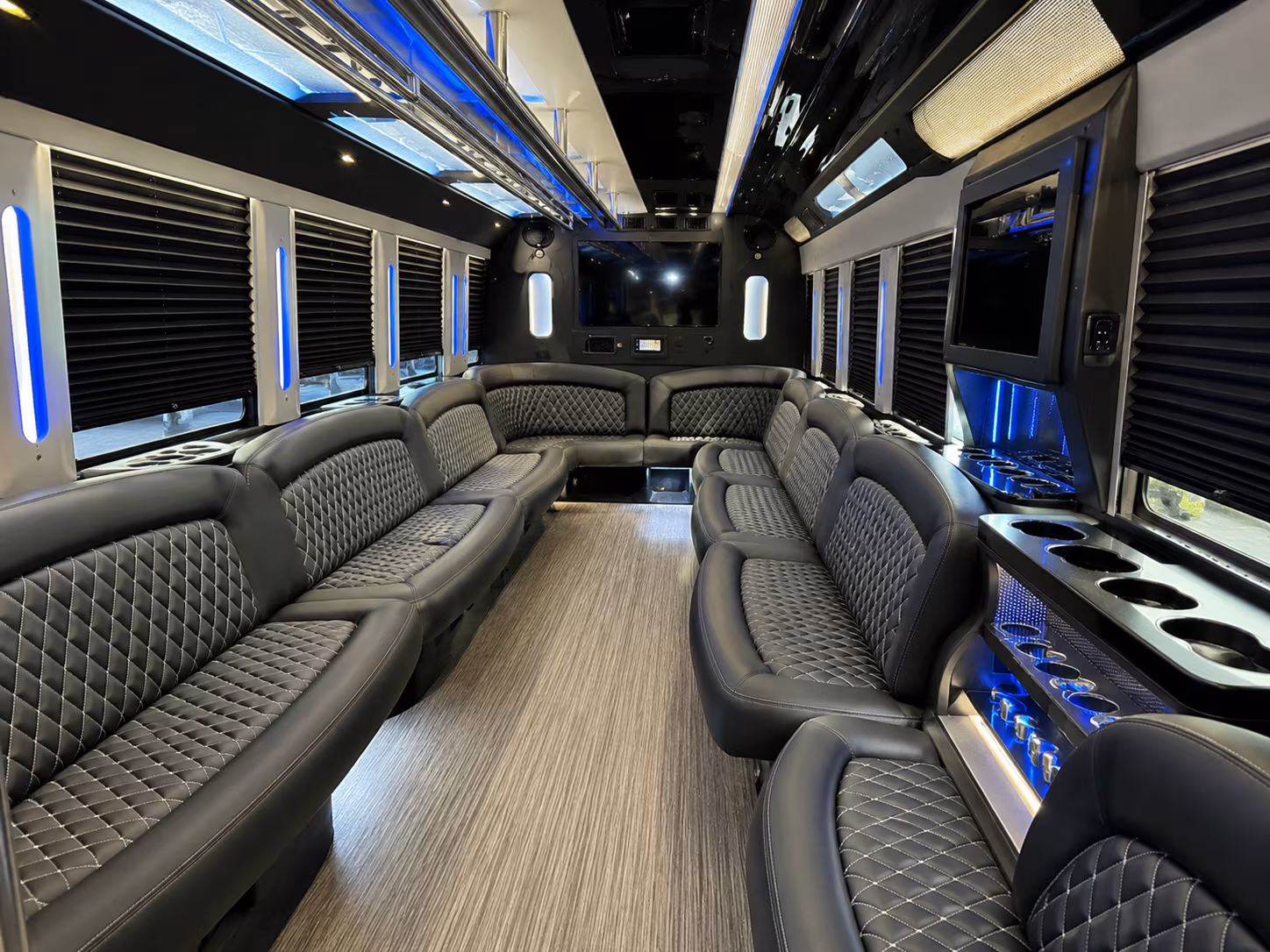 Stamford Prom & Homecoming Transportation onboard seating