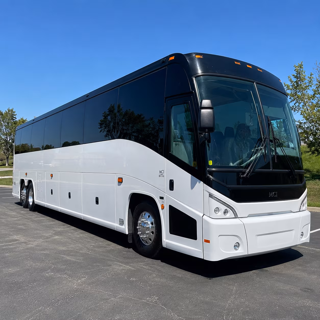 Stamford School Event Transportation party bus exterior