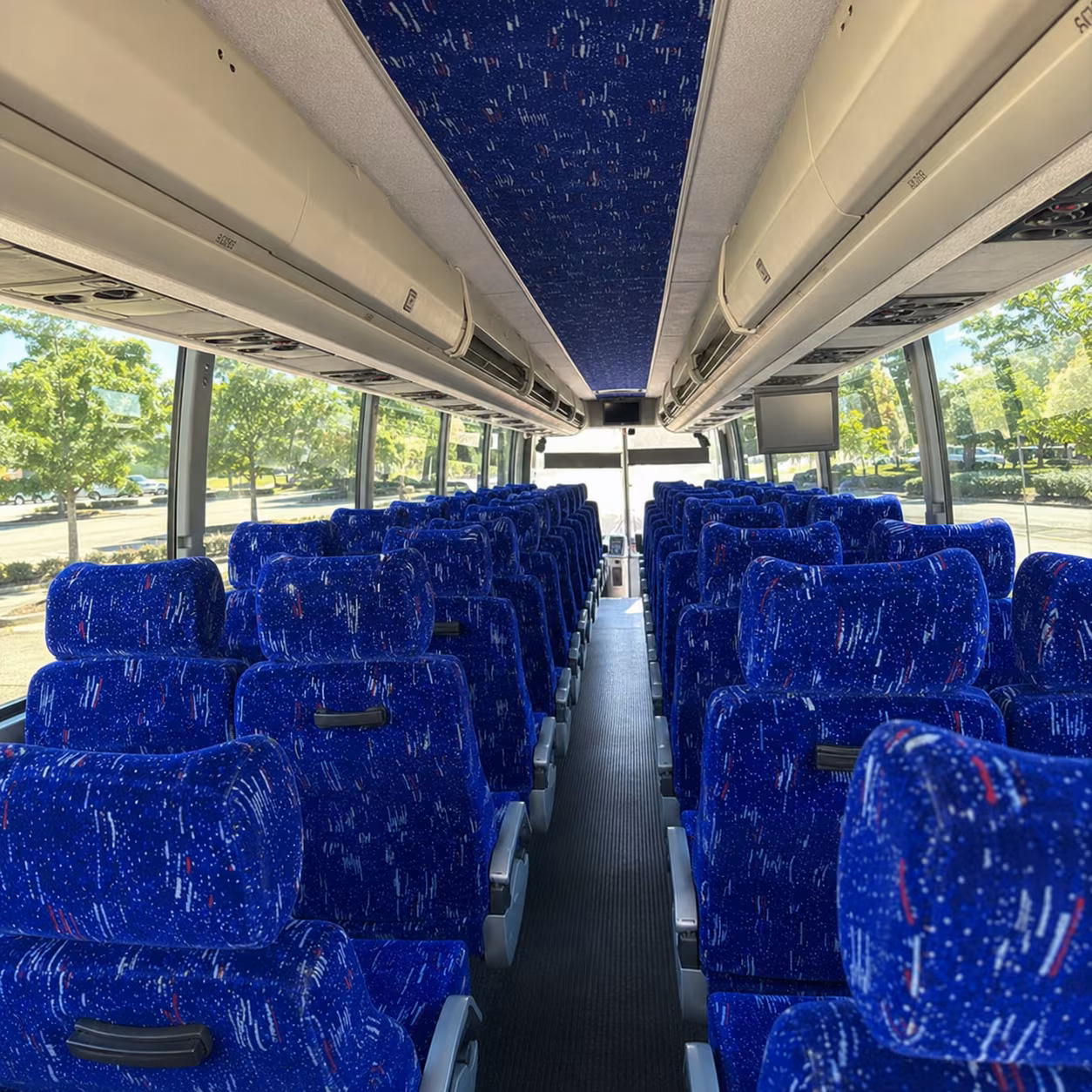 Stamford School Event Transportation party bus exterior