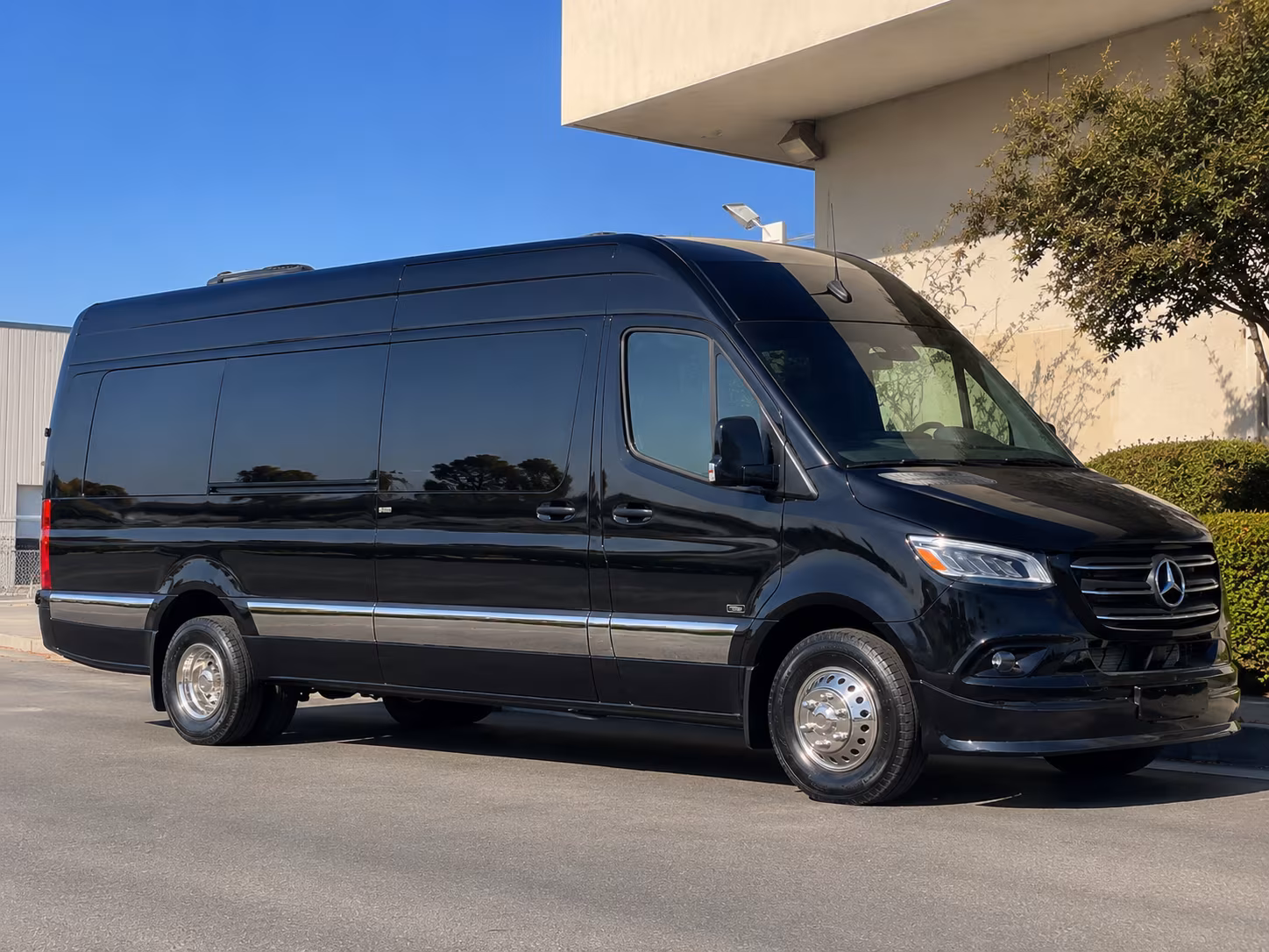 Stamford School Event Transportation party bus exterior