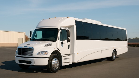 Exterior of Charter Bus Company New Rochelle's 20 Passenger Party Bus in New Rochelle