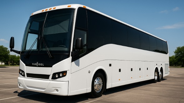 Exterior of Charter Bus Company Stamford's 47 Passenger Charter Bus in Stamford