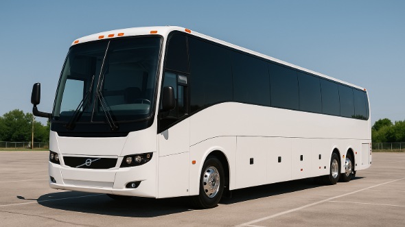 Exterior of Charter Bus Company Stamford's 48 Passenger Charter Bus in Stamford