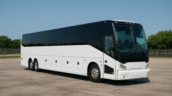 Exterior of Charter Bus Company Danbury's 50 Passenger Party Bus in Danbury
