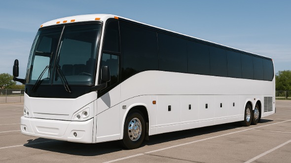 Exterior of Charter Bus Company Norwalk's 50 Passenger Party Bus in Norwalk