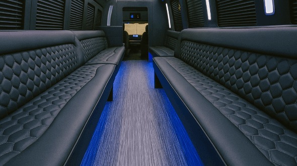 stamford 40 passenger party bus rental